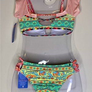 Capped sleeve Kuleana bikini size Small.